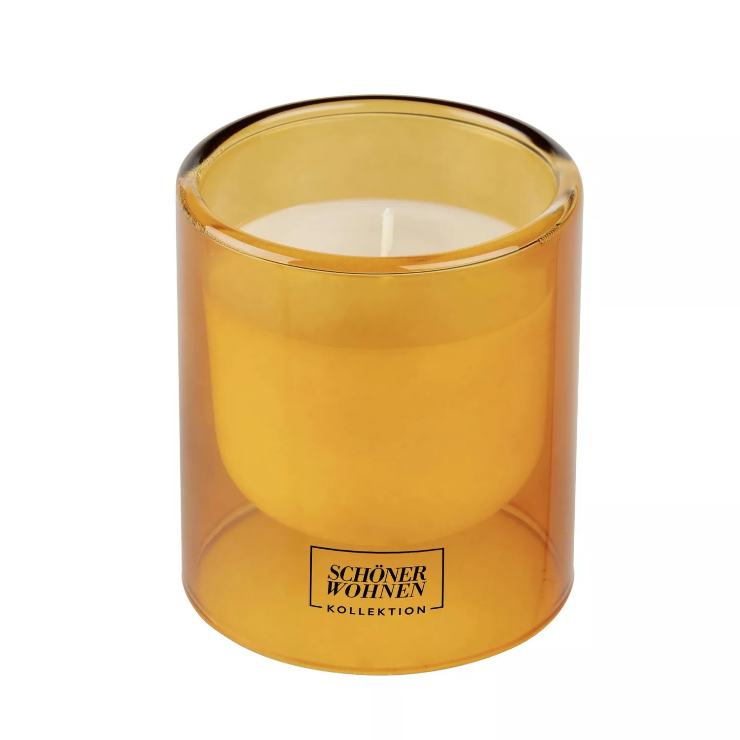 Schöner Wohnen Duftkerze S Vanilla im Glas Orange Ø 7,5 cm x 8,5 cm günstig online kaufen