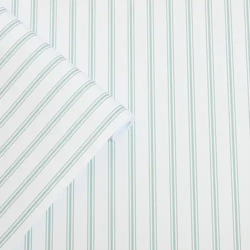 LAURA ASHLEY Vliestapete »Farnworth Stripe Sage Green«, 10mx52cm günstig online kaufen