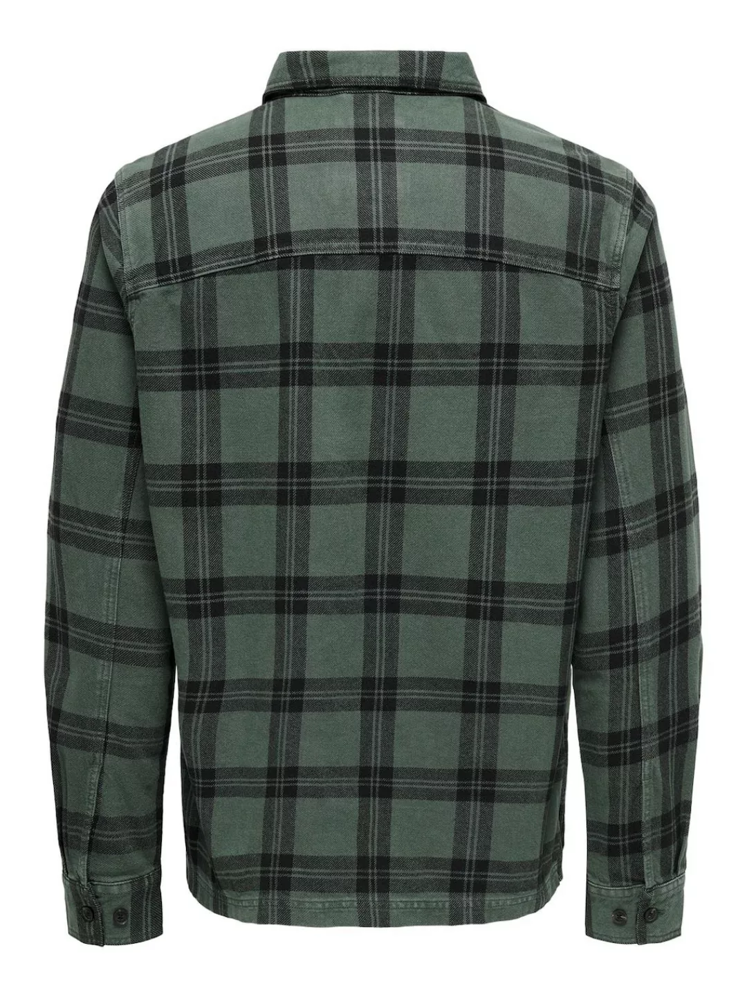 ONLY & SONS Langarmhemd ONSOLIVER TWILL OVERDYE OVERSHIRT BF günstig online kaufen