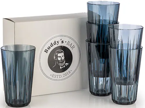 Buddy's Becher »Buddy´s Bar«, (Set, 6 tlg.), 6er Set, Tritan Kunststoff, Kr günstig online kaufen