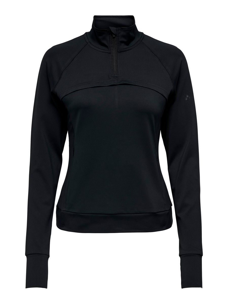 ONLY High Neck Trainingstop Damen Schwarz günstig online kaufen