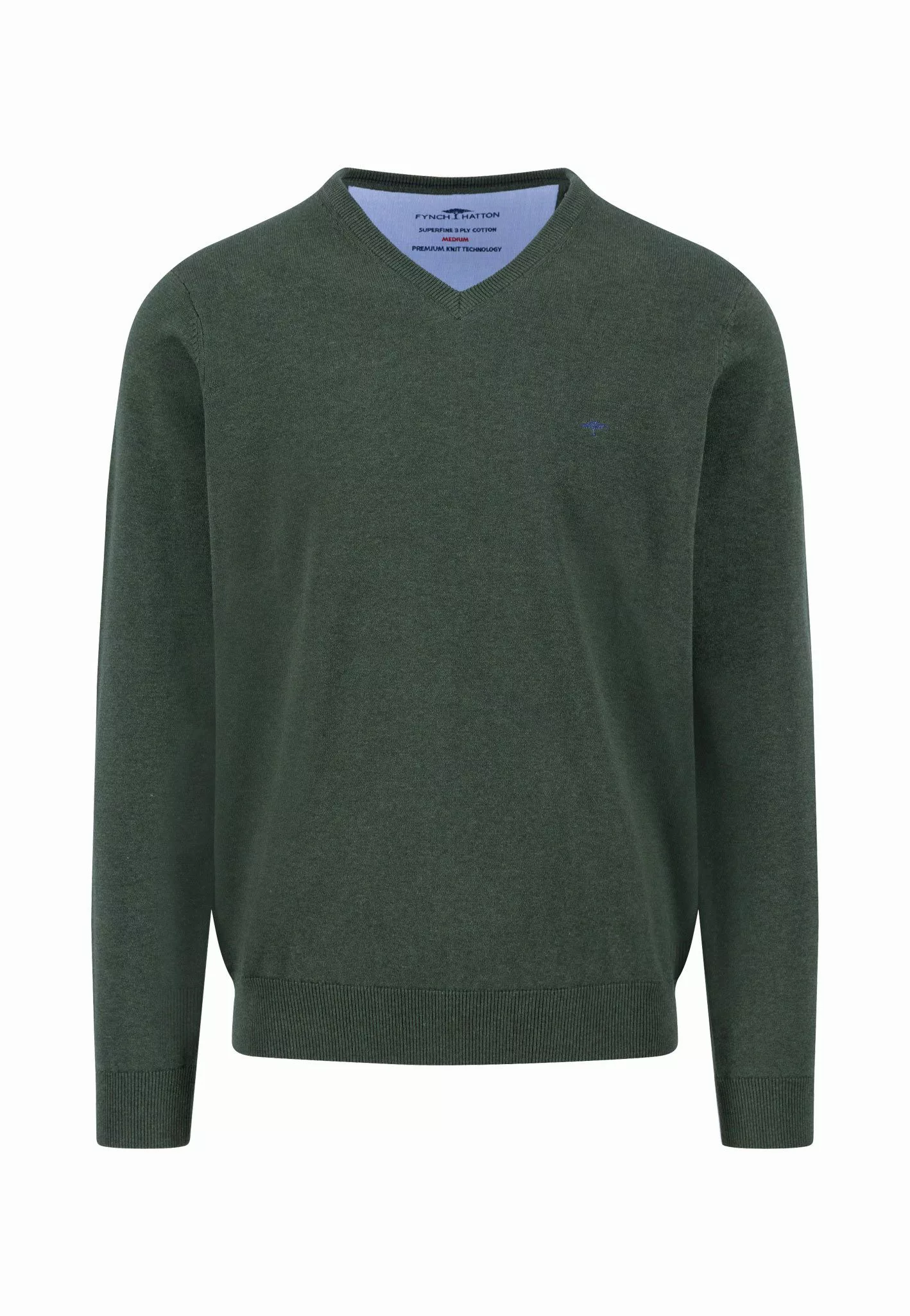 FYNCH-HATTON Strickpullover mit Logo Stickerei günstig online kaufen