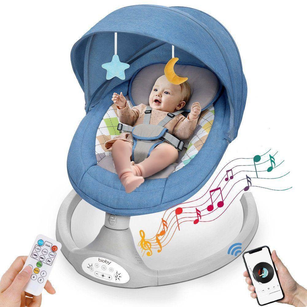 Insma Babywippe elektrische Babyschaukel bluetooth Musik, günstig online kaufen