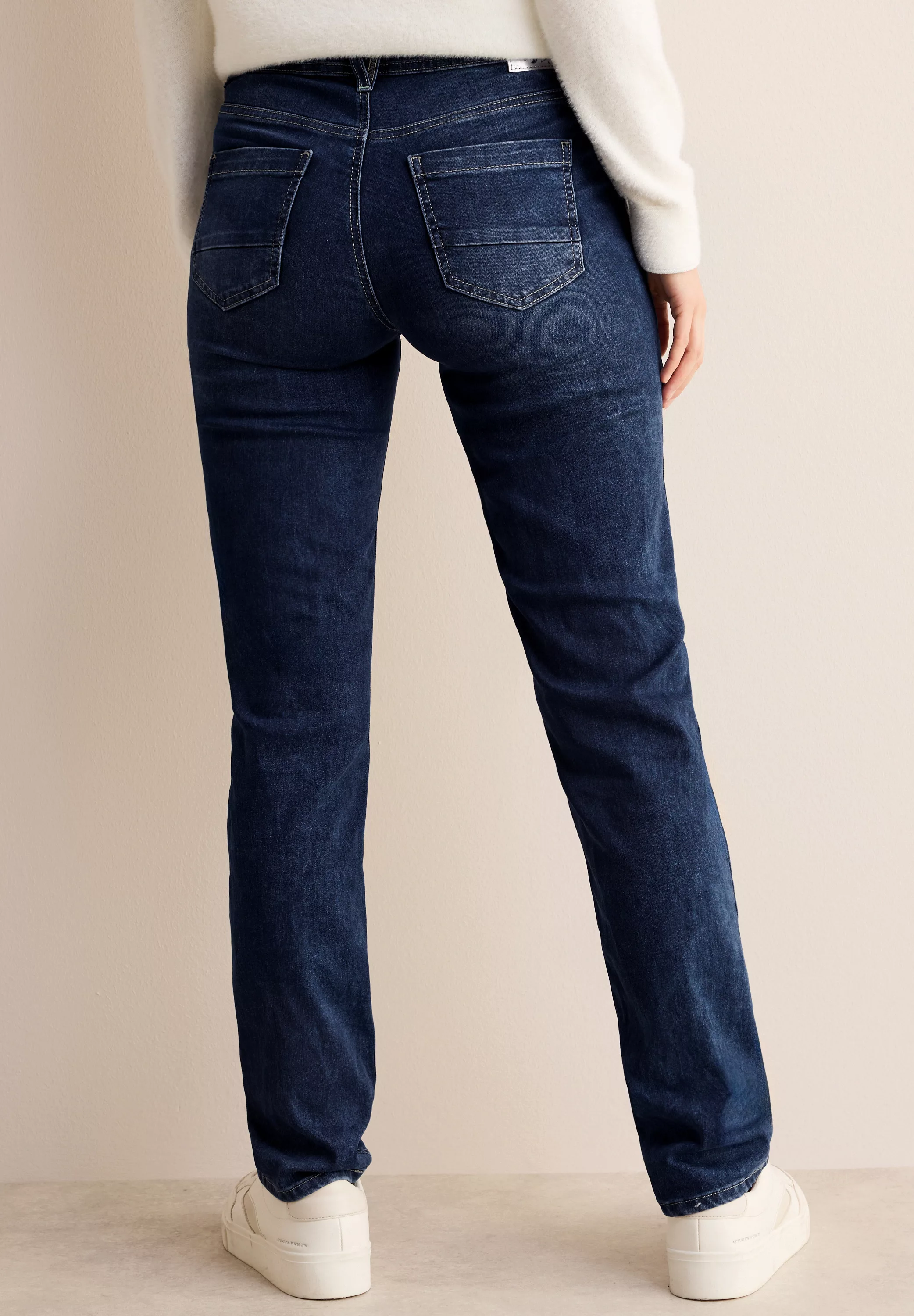 Cecil Straight-Jeans, mit Knopfleiste günstig online kaufen