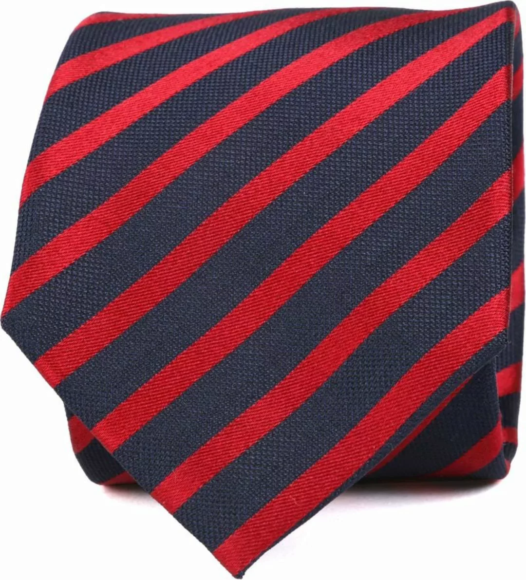 Krawatte Seide Rot Streifen K82-18 - günstig online kaufen