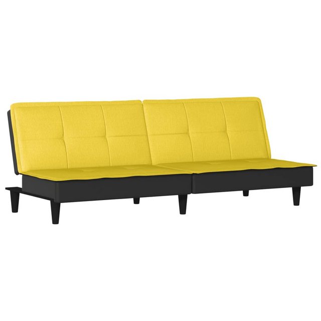 vidaXL Sofa, Schlafsofa Hellgelb Stoff günstig online kaufen