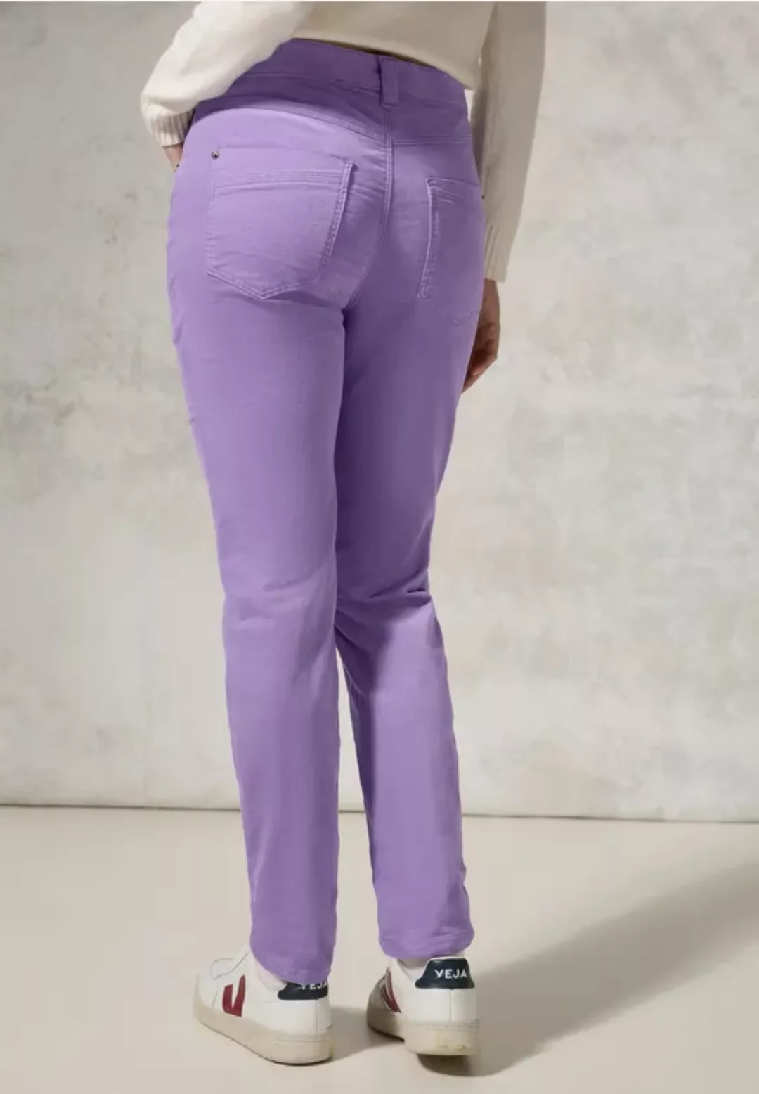 Hose im Velvet-Look günstig online kaufen