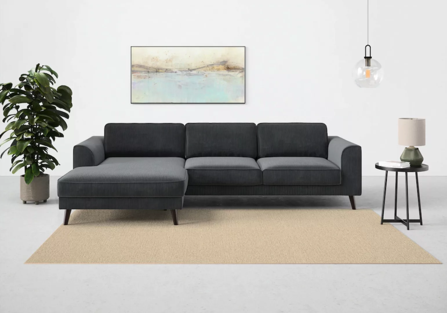 TRENDMANUFAKTUR Ecksofa "Lumber Jack, elegantes Designsofa, L-Form", wahlwe günstig online kaufen