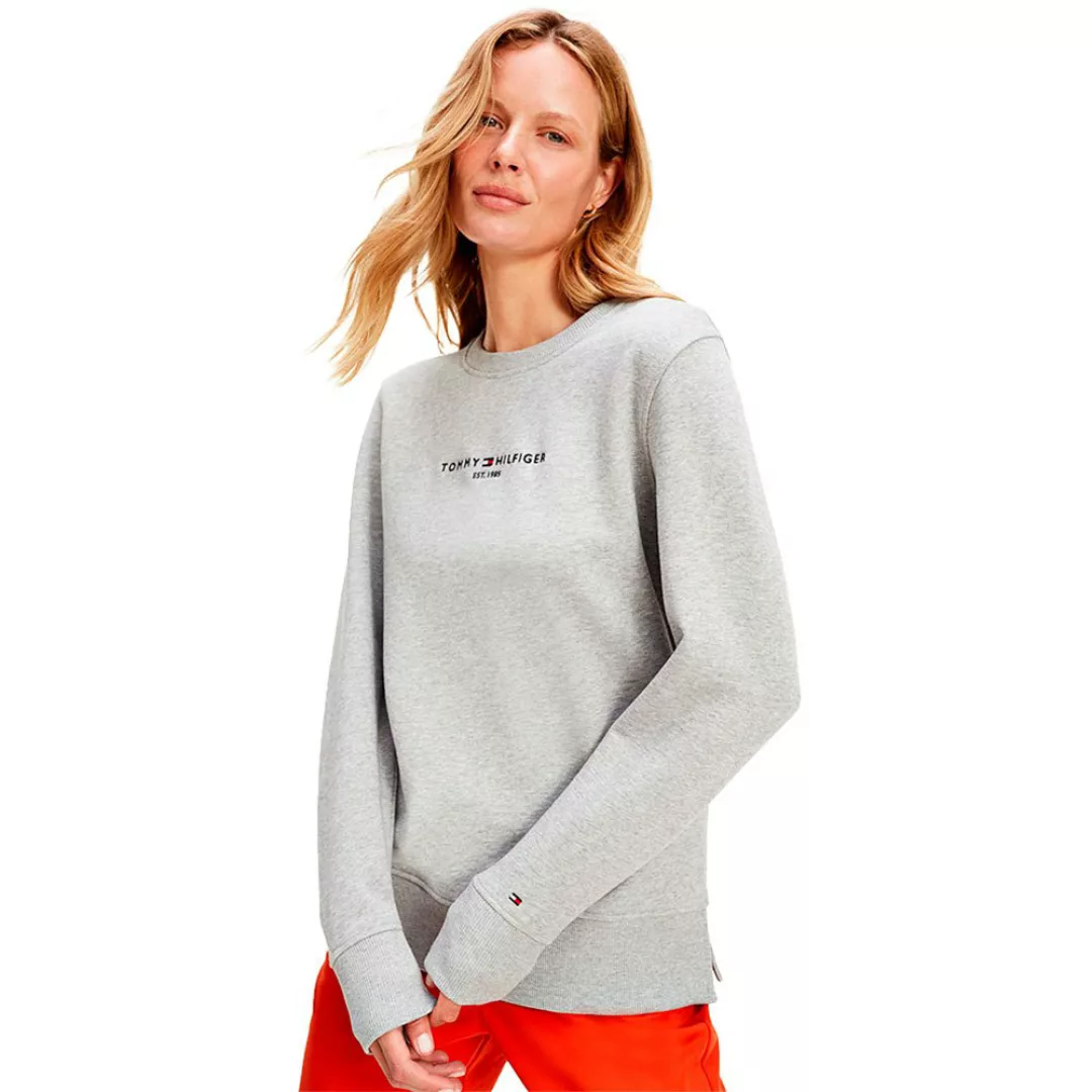 Tommy Hilfiger Essential Sweatshirt M Light Grey Heather günstig online kaufen