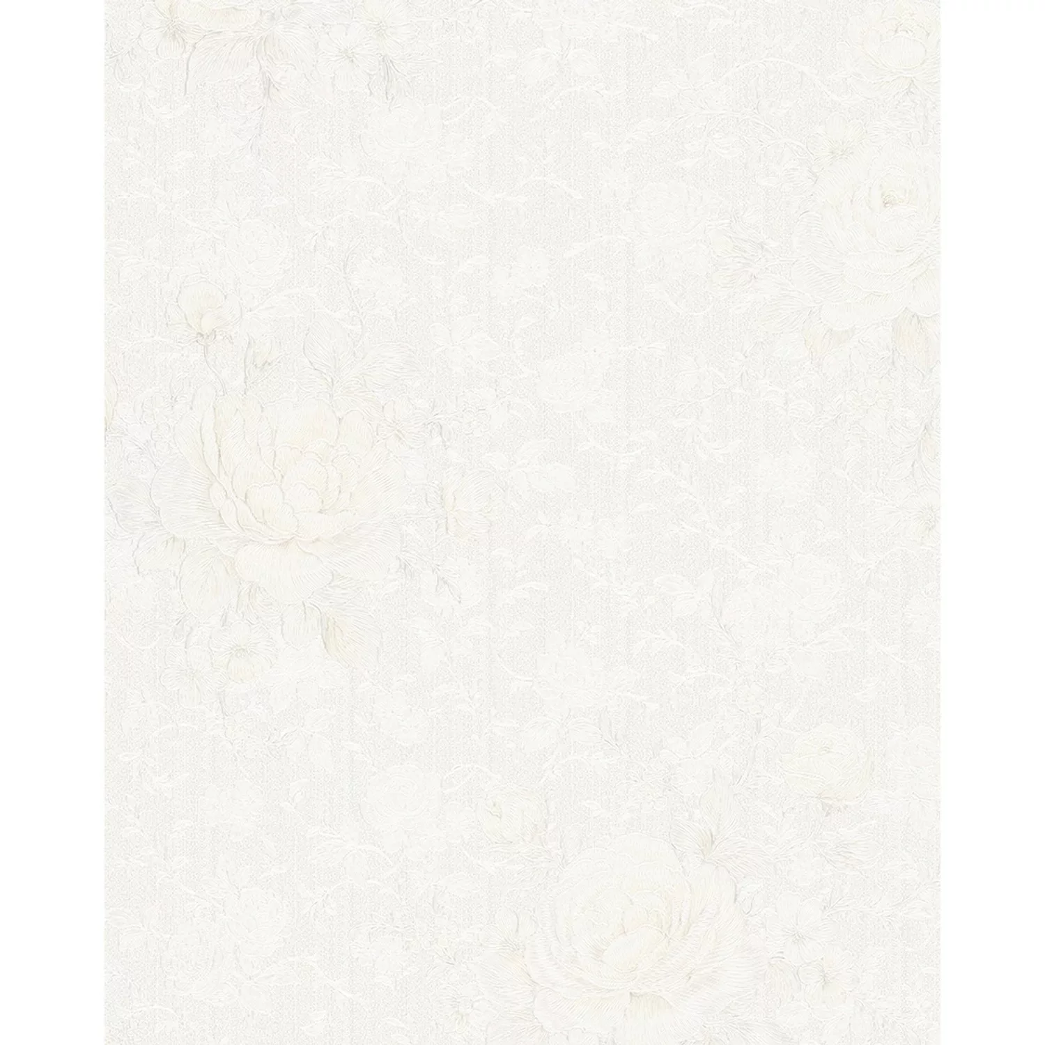 Marburg Vliestapete Floral Blütenmuster Weiß-Pearl 10,05 m x 0,53 m FSC® günstig online kaufen