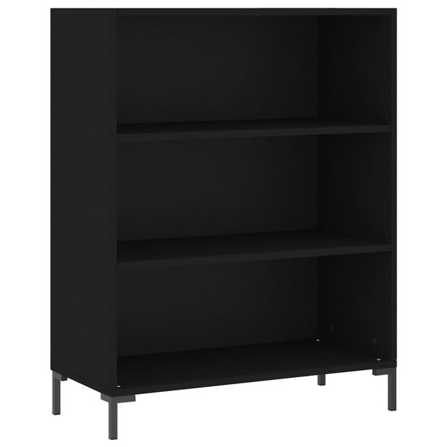 vidaXL Bücherregal Bücherregal Schwarz 69,5x32,5x90 cm Holzwerkstoff, 1-tlg günstig online kaufen