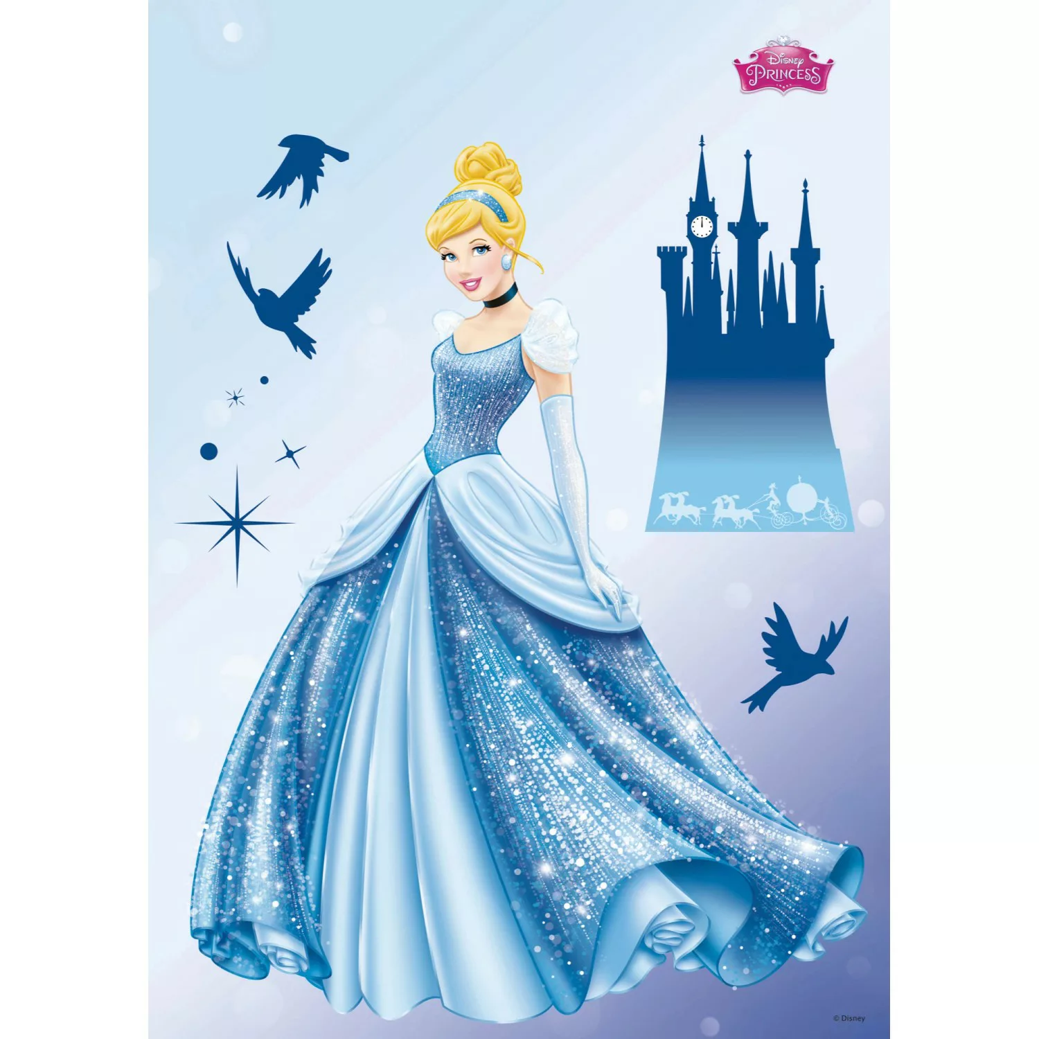 Komar Wandtattoo "Disney Princess Dream - Größe 50 x 70 cm", (10 St.), selb günstig online kaufen