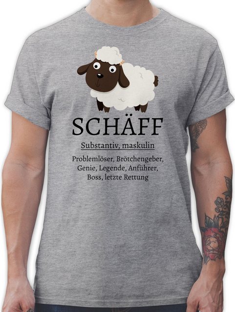 Shirtracer T-Shirt Schäff substantiv, Geschenk Chef, Geschenke Chef, Gesche günstig online kaufen