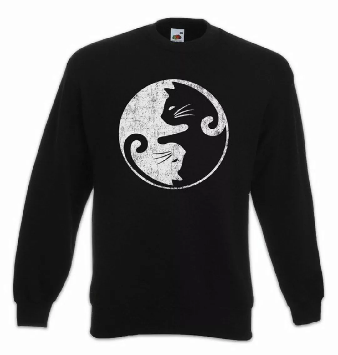 Urban Backwoods Sweatshirt Cats Yin & Yang Sweatshirt Cat Katze Katzen Circ günstig online kaufen