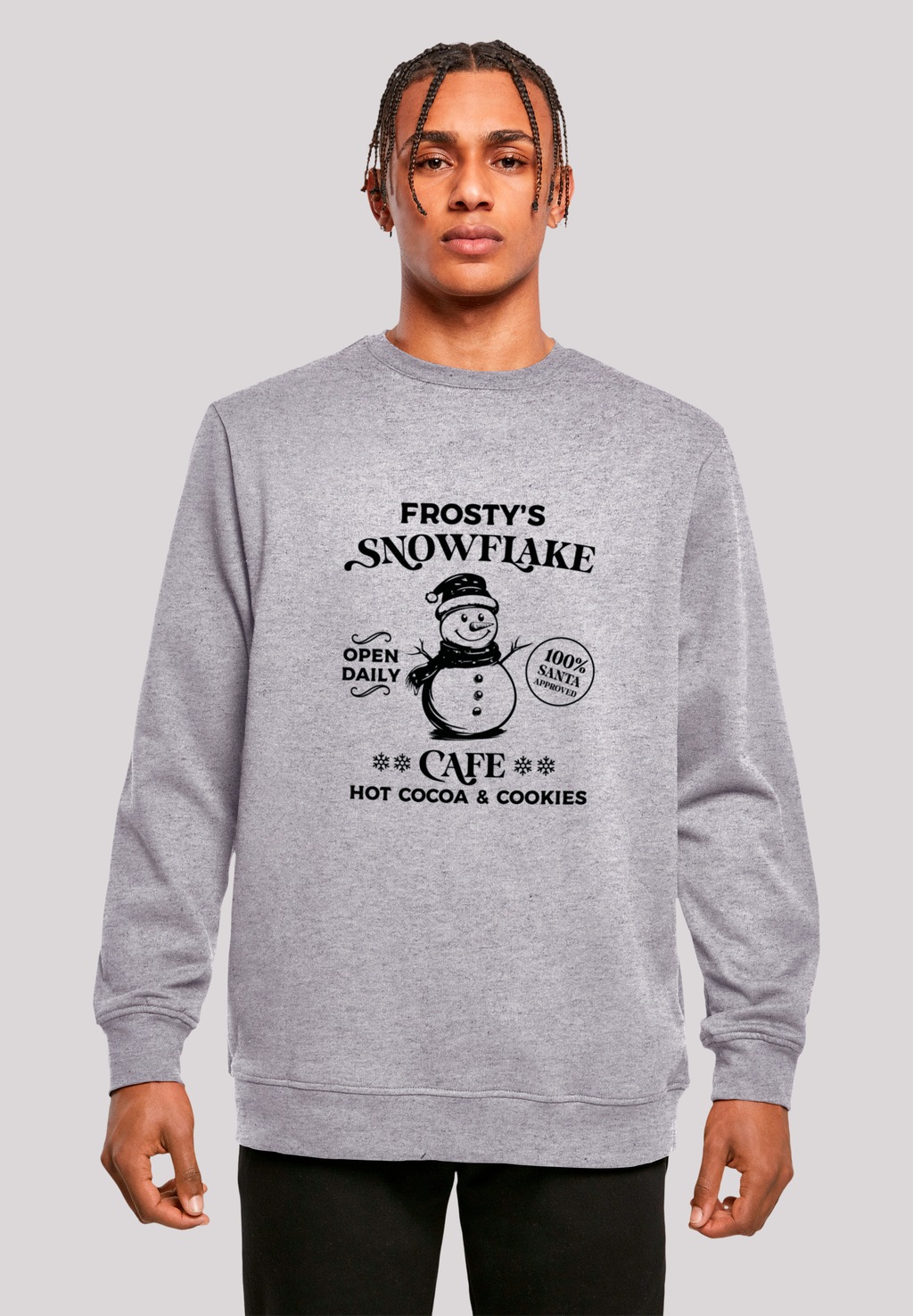 F4NT4STIC Sweatshirt "Frostys Snowflake Cafe Retro Weihnachten Sign", Premi günstig online kaufen