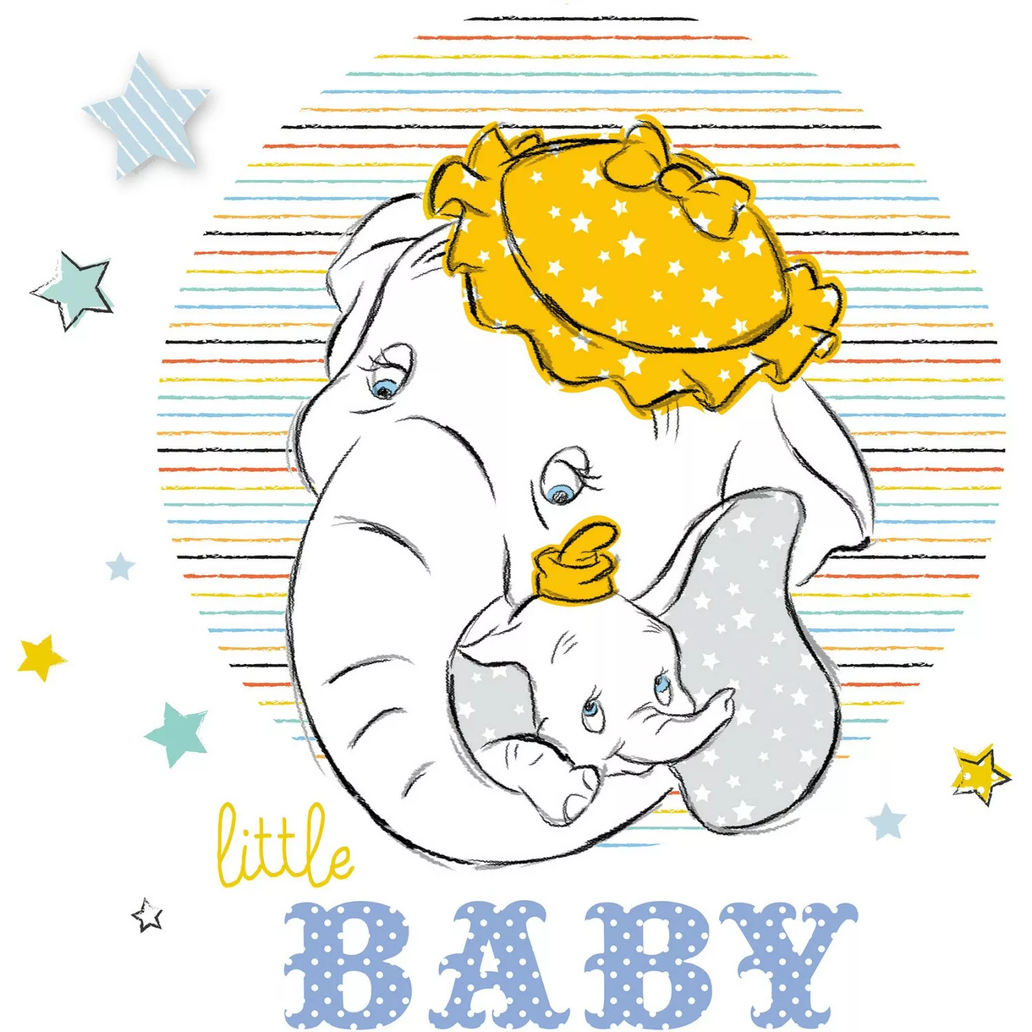 Komar Wandbild Dumbo Baby 40 x 50 cm günstig online kaufen