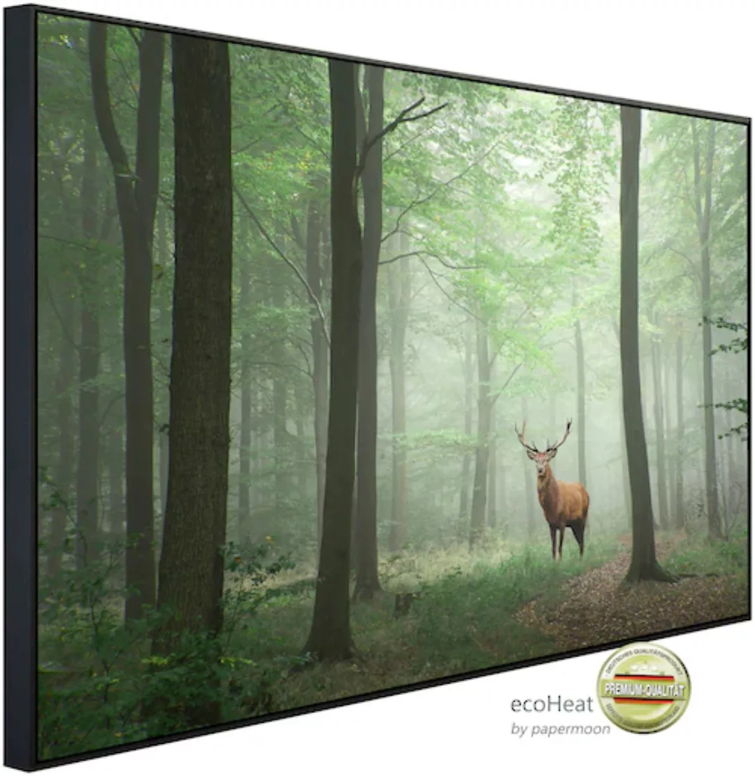 Papermoon Infrarotheizung »Hirsch im Wald«, sehr angenehme Strahlungswärme günstig online kaufen