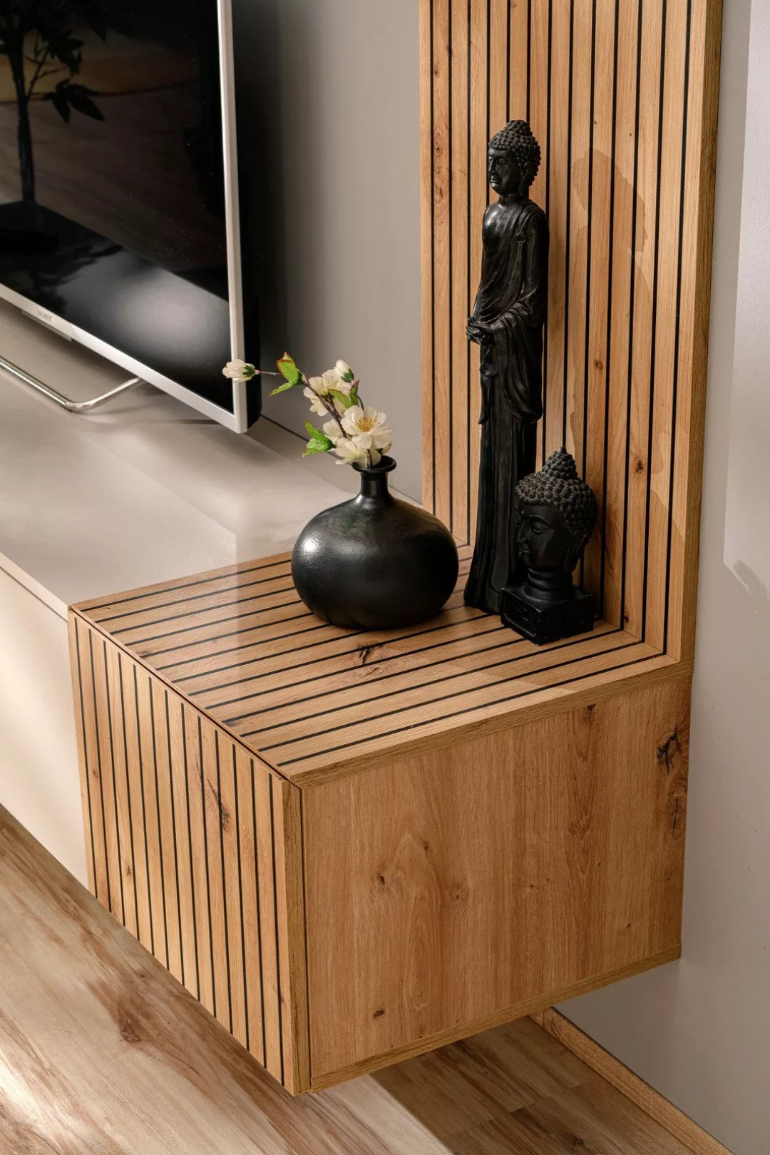 Inn.Furn Wohnwand Madina, (Fernsehschrank in Sand günstig online kaufen