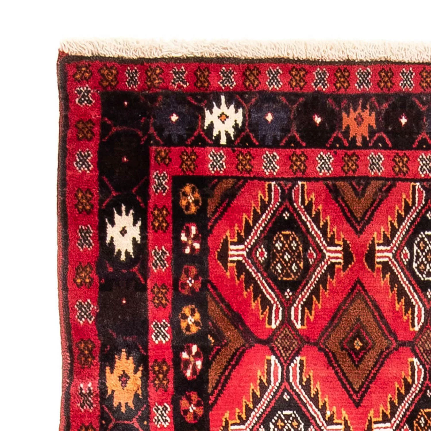 morgenland Wollteppich »Belutsch Durchgemustert Rosso 146 x 110 cm«, rechte günstig online kaufen