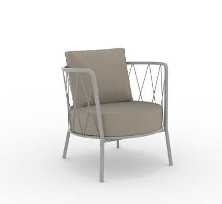 Daisy niedriger Lounge-Sessel schlamm, taupe günstig online kaufen