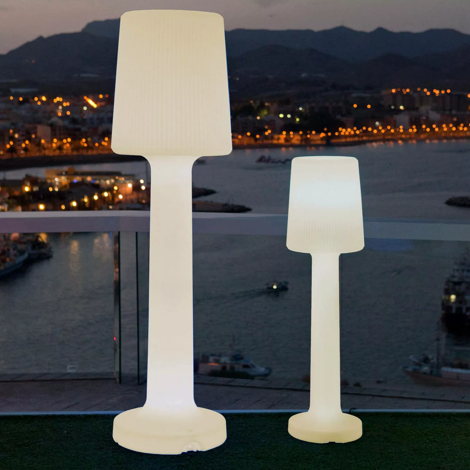 Newgarden Carmen Stehlampe Höhe 110 cm warmweiß günstig online kaufen