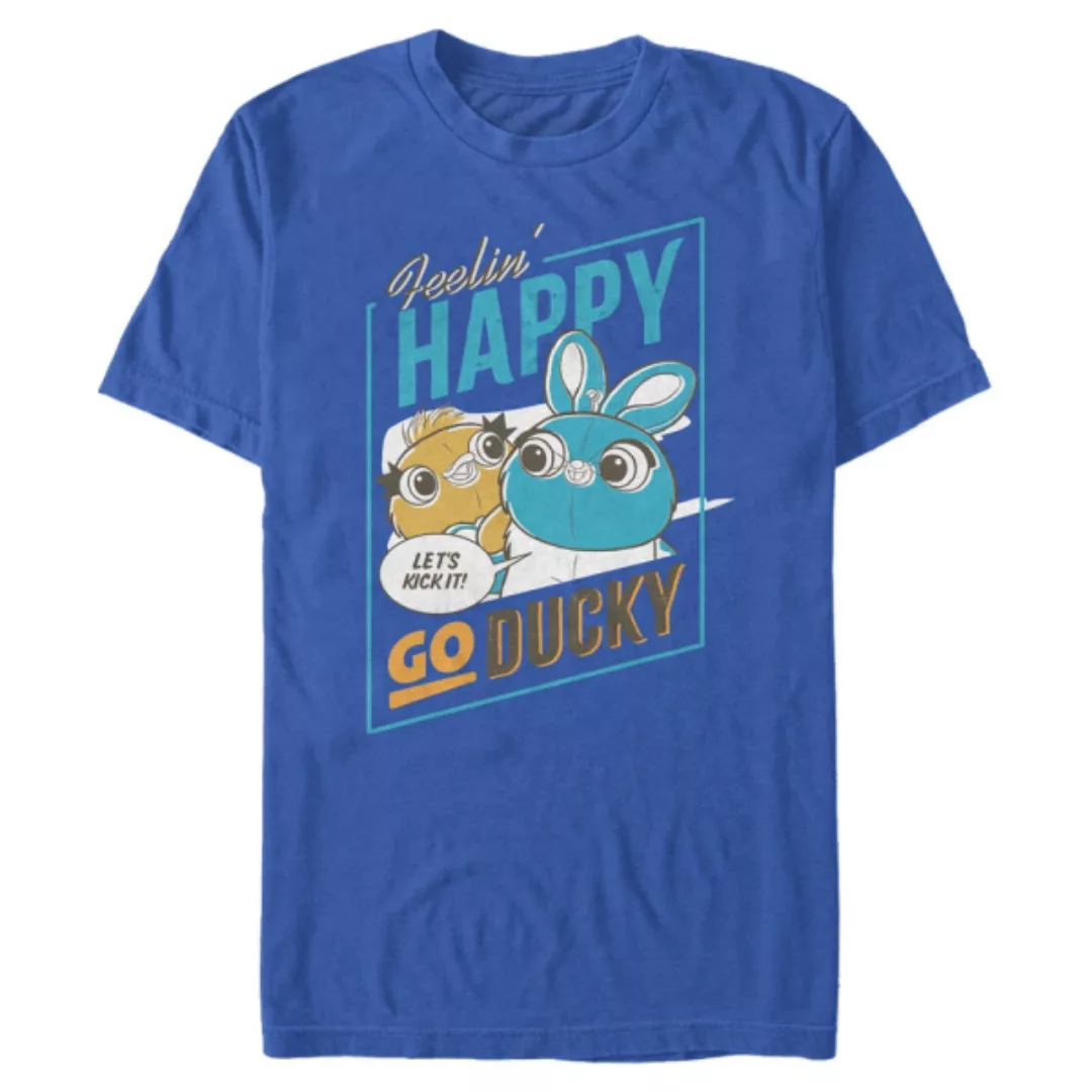 Pixar - Toy Story - Ducky & Bunny Happy GO Ducky - Männer T-Shirt günstig online kaufen