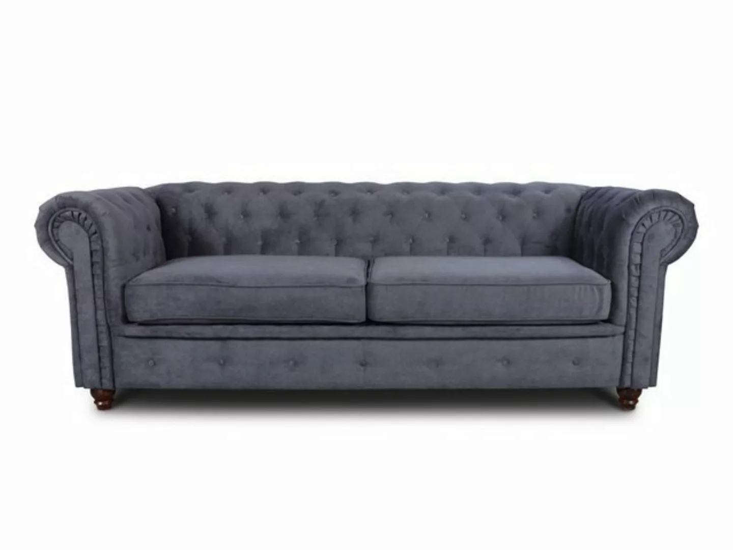 Sofnet Sofa Asti 3, Chesterfield Sofa 3-er, Sofagarnitur, Glamour Couch günstig online kaufen