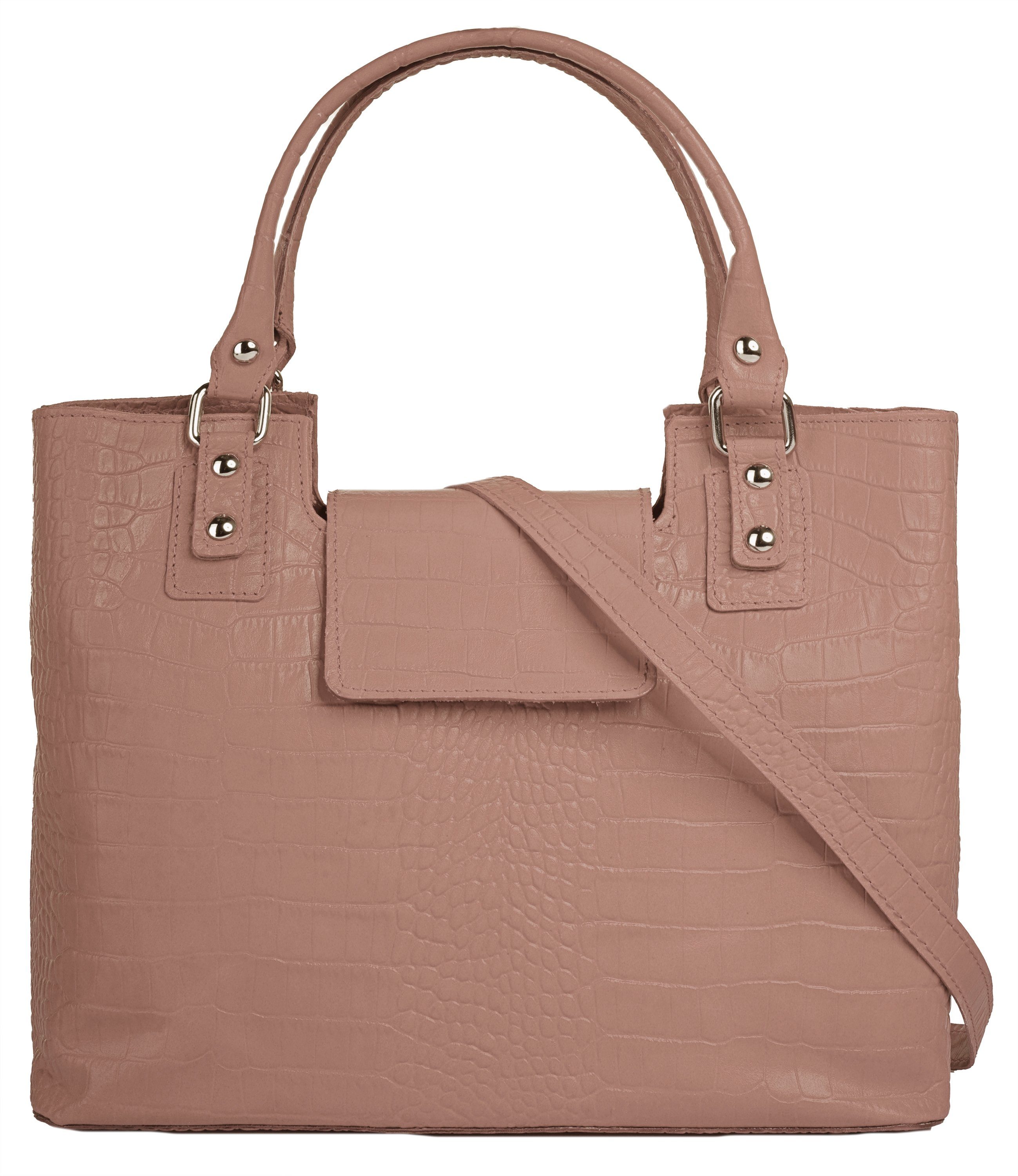 Cluty Henkeltasche, echt Leder, Made in Italy günstig online kaufen