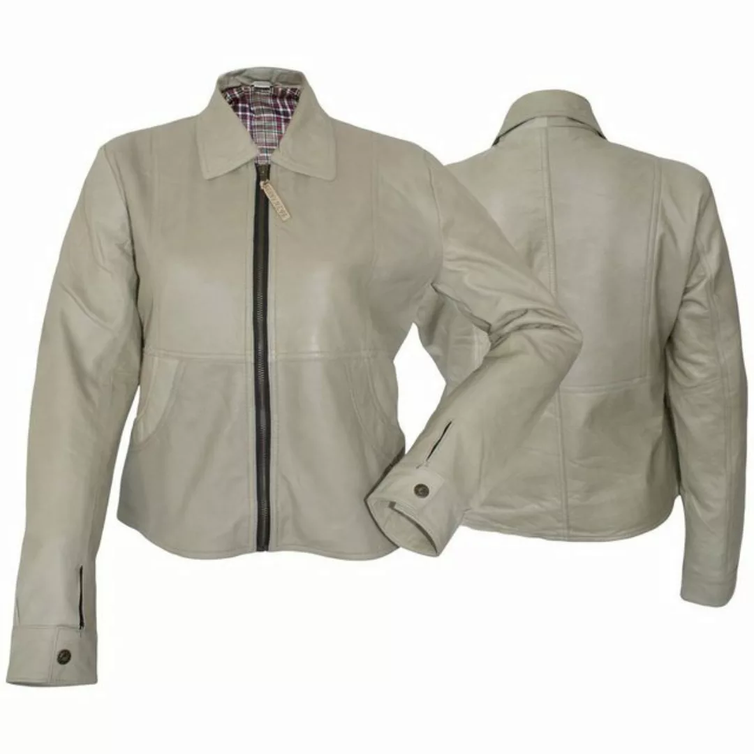 German Wear Lederjacke Trend 407J beige Damen Lederjacke Jacke aus Lamm Nap günstig online kaufen