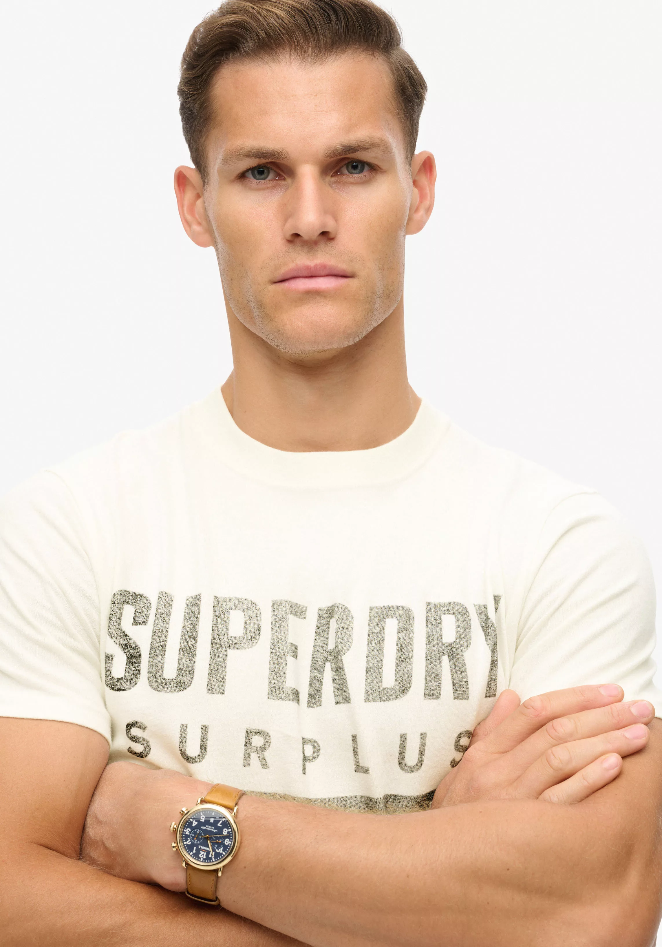 Superdry Rundhalsshirt SURPLUS GRAPHIC TSHIRT günstig online kaufen