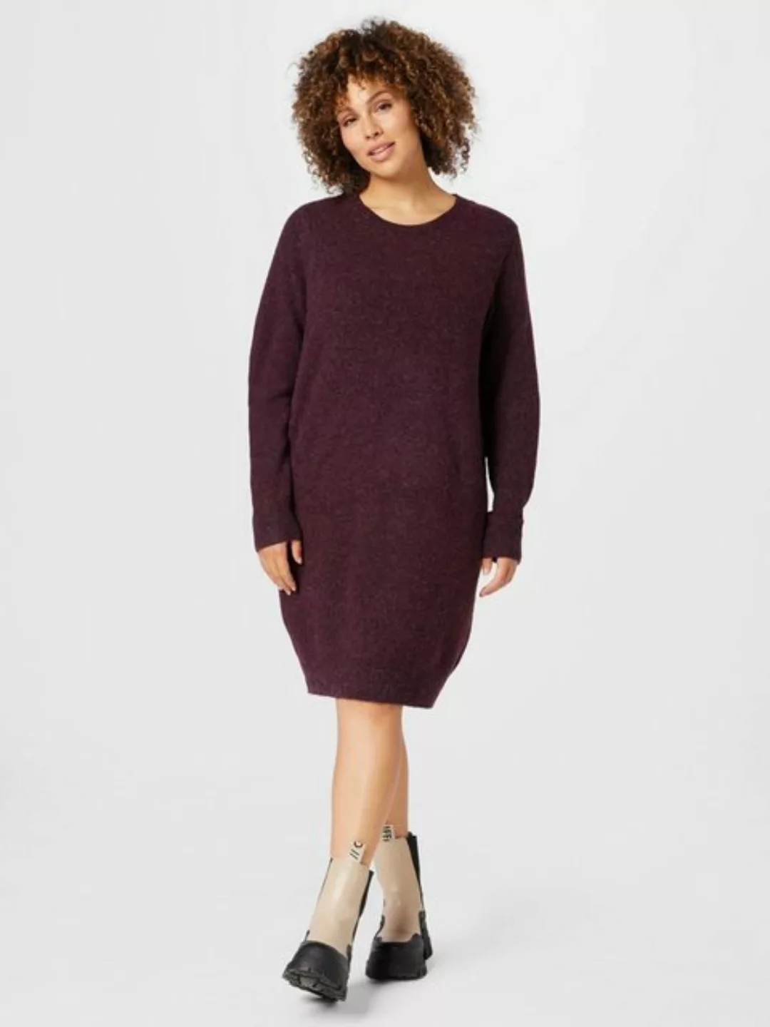 VERO MODA Gestricktes Mini Kleid Damen Violett günstig online kaufen