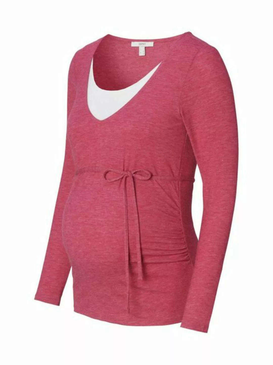 ESPRIT maternity Umstandsshirt Longsleeve mit V-Ausschnitt günstig online kaufen