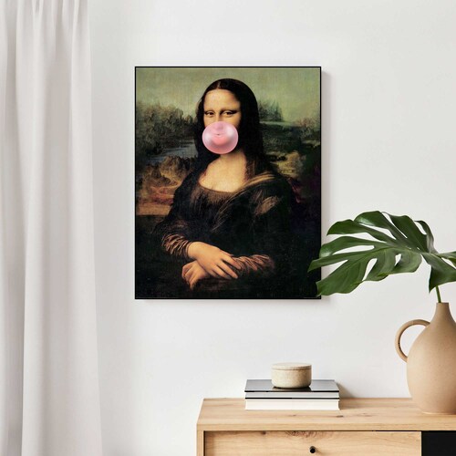 Reinders Wandbild "Mona Lisa Bubblegum" günstig online kaufen