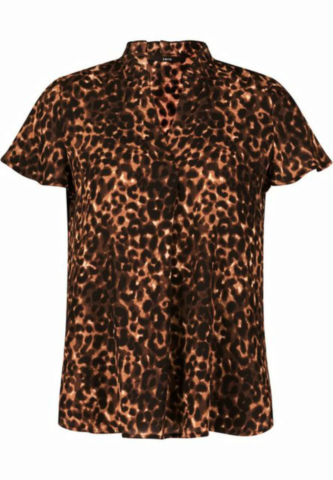 Zero Klassische Bluse zero Bluse mit Leoprint günstig online kaufen