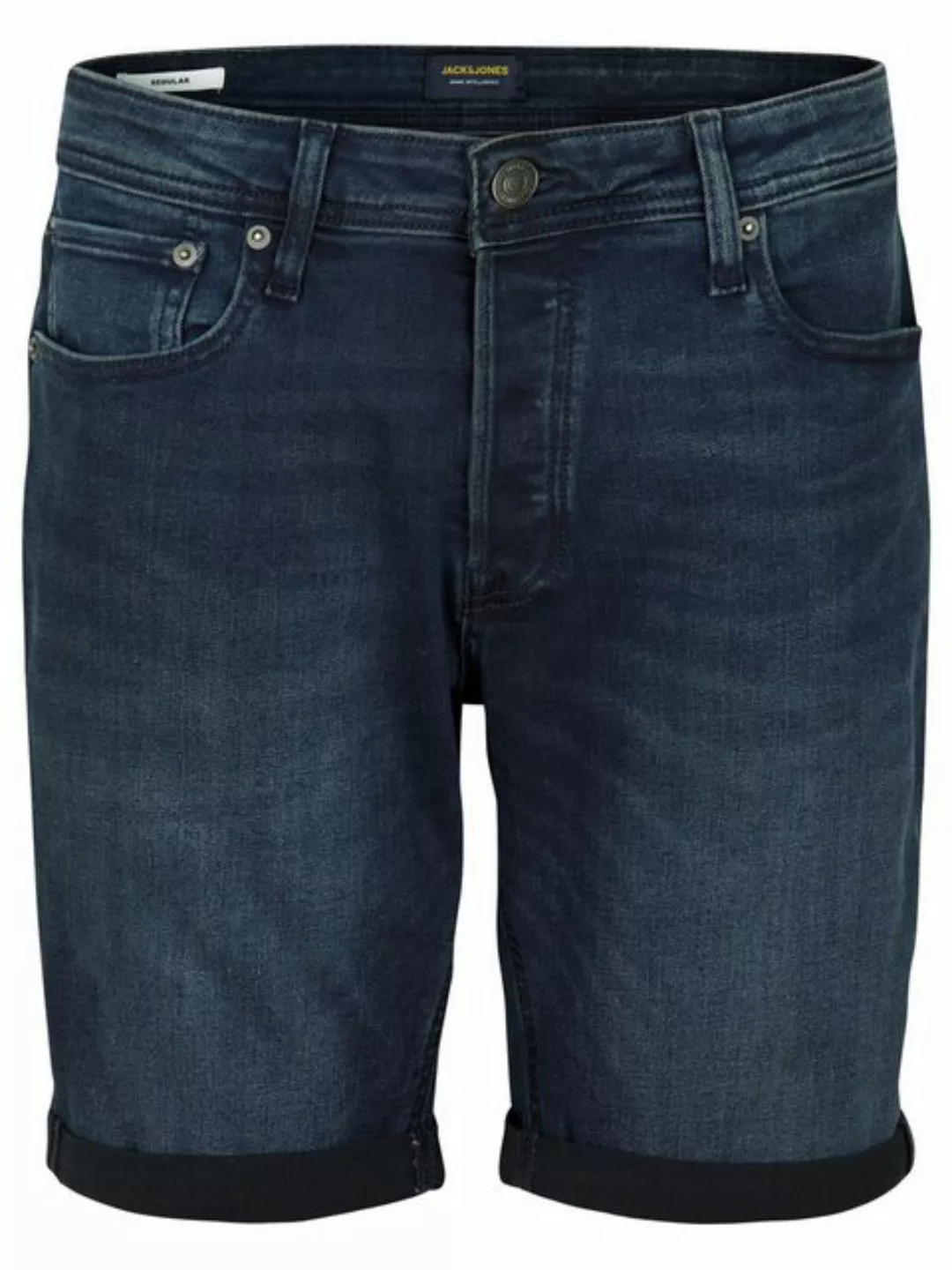 Jack & Jones Jeans Shorts Herren Stretch Kurz Regular Fit JJIRICK günstig online kaufen