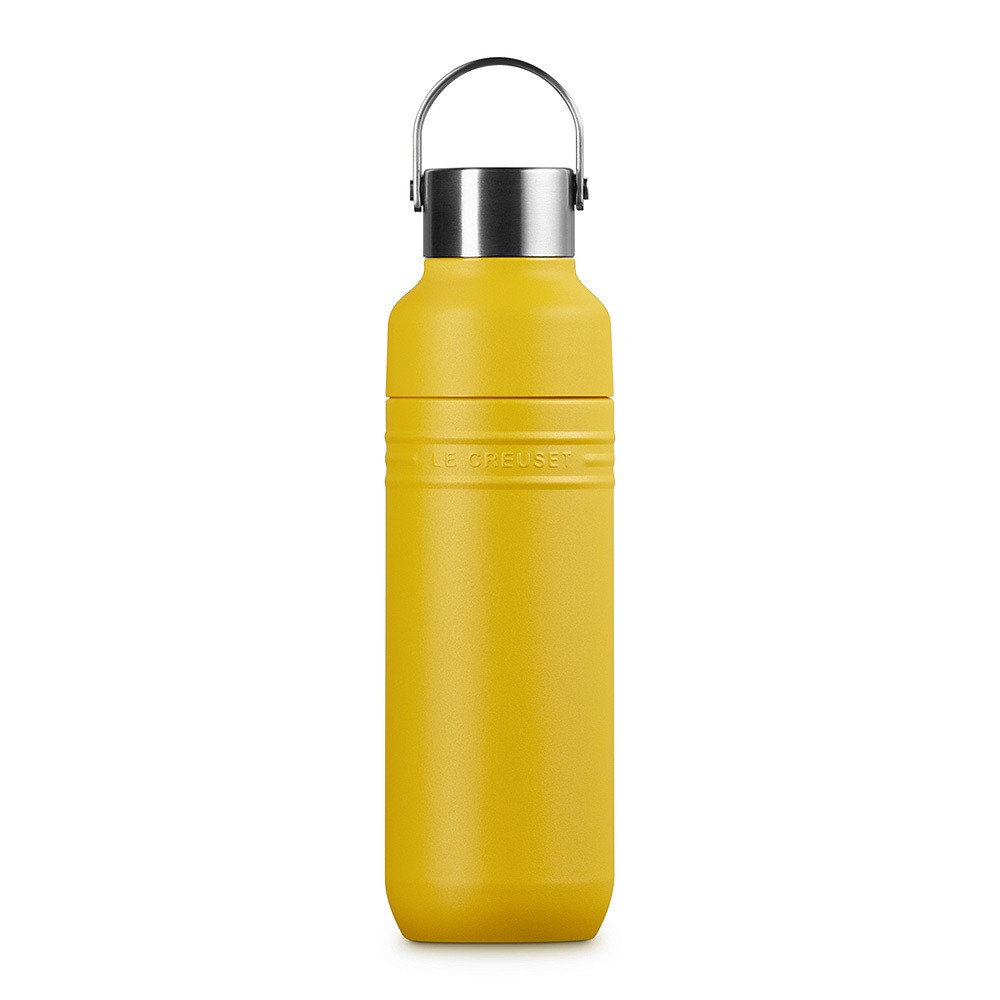 Le Creuset Trinkflasche On The Go Edelstahl Isolierflasche Nectar Gelb 500 günstig online kaufen