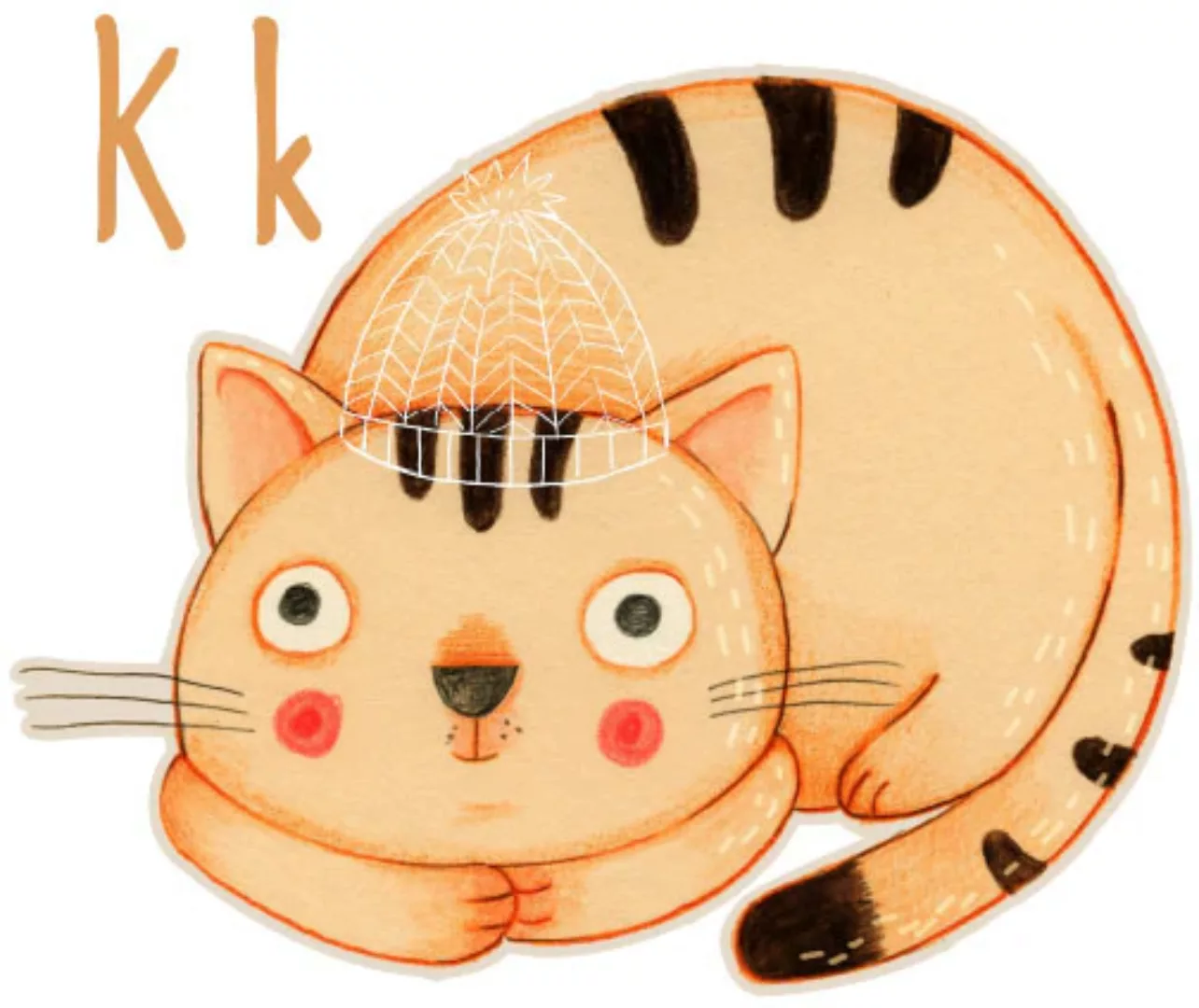 Wall-Art Wandtattoo "Katze Kater Buchstabe K", (1 St.) günstig online kaufen