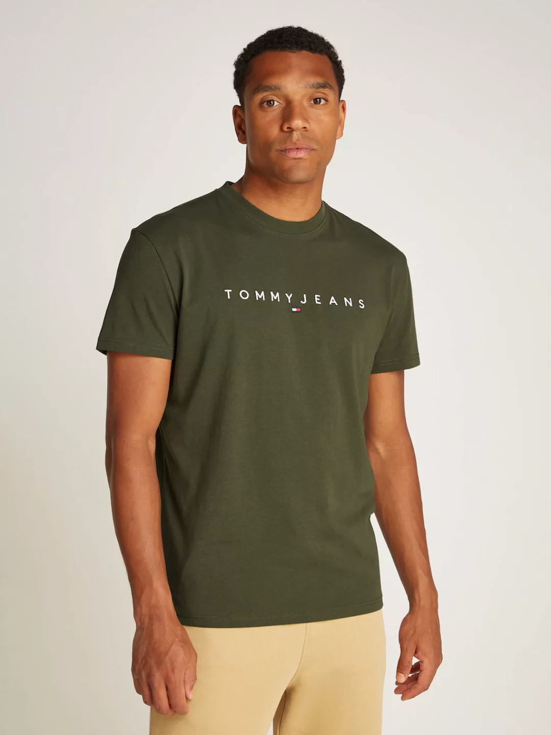 Tommy Jeans T-Shirt "TJM REG LINEAR LOGO TEE EXT" günstig online kaufen