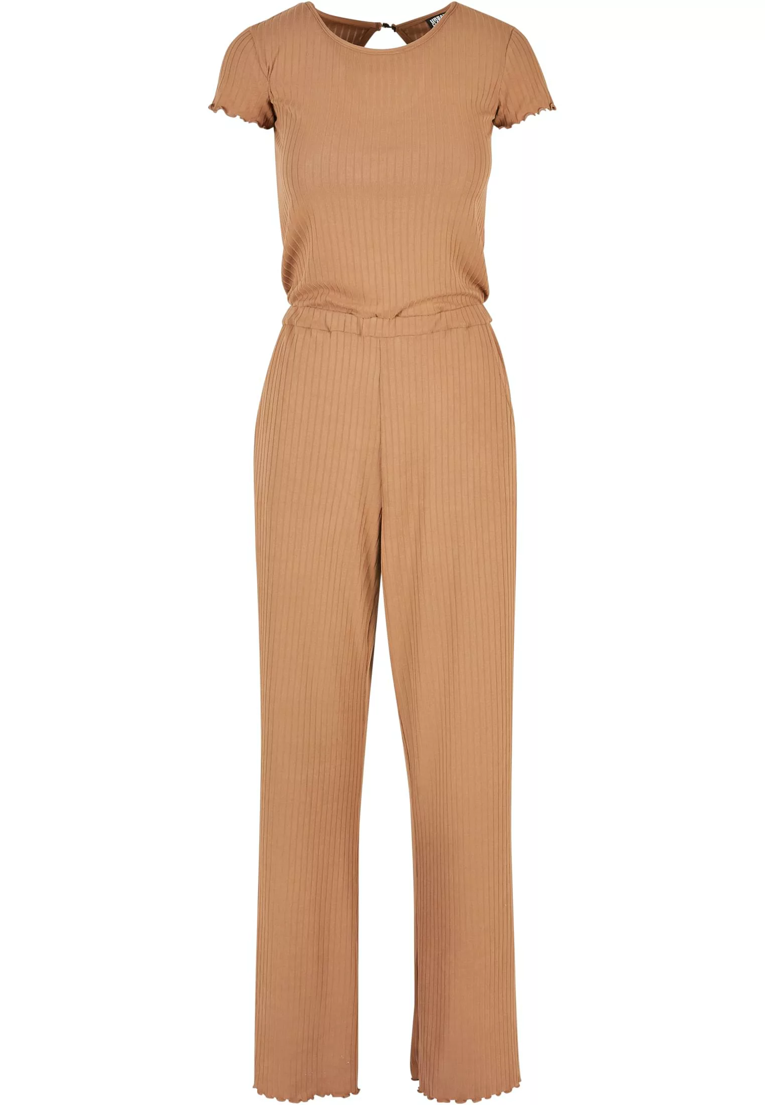 URBAN CLASSICS Jumpsuit "Urban Classics Damen Ladies Rib Wid Leg Jumpsuit", günstig online kaufen