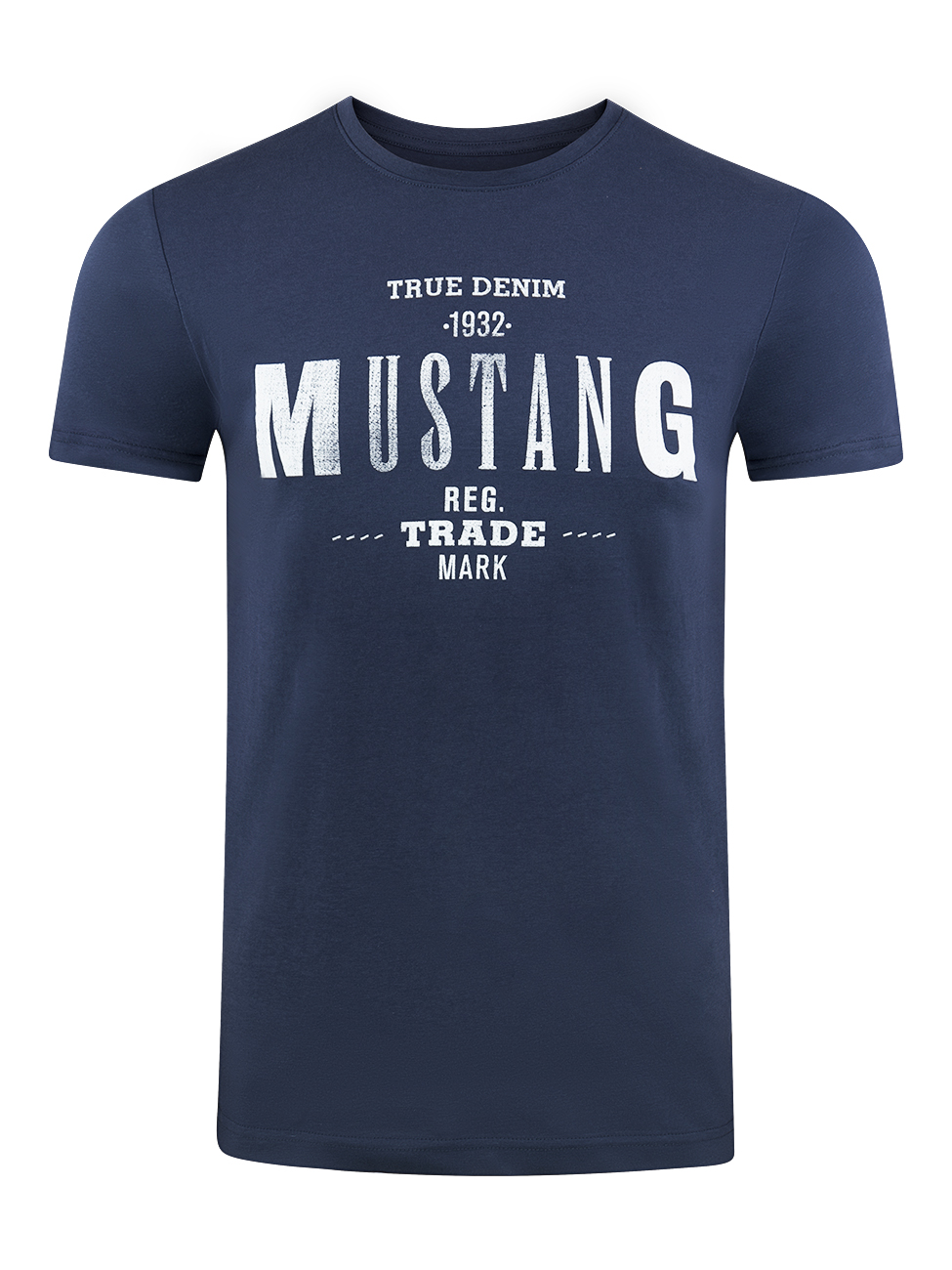 Mustang Herren T-Shirt Mustang Mehrfarbig Rundhals Regular Fit S bis 6XL 4e günstig online kaufen