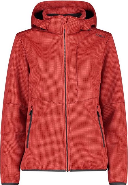 CMP Funktionsjacke WOMAN JACKET ZIP HOOD 13CM CAMPARI-ANTRACITE günstig online kaufen