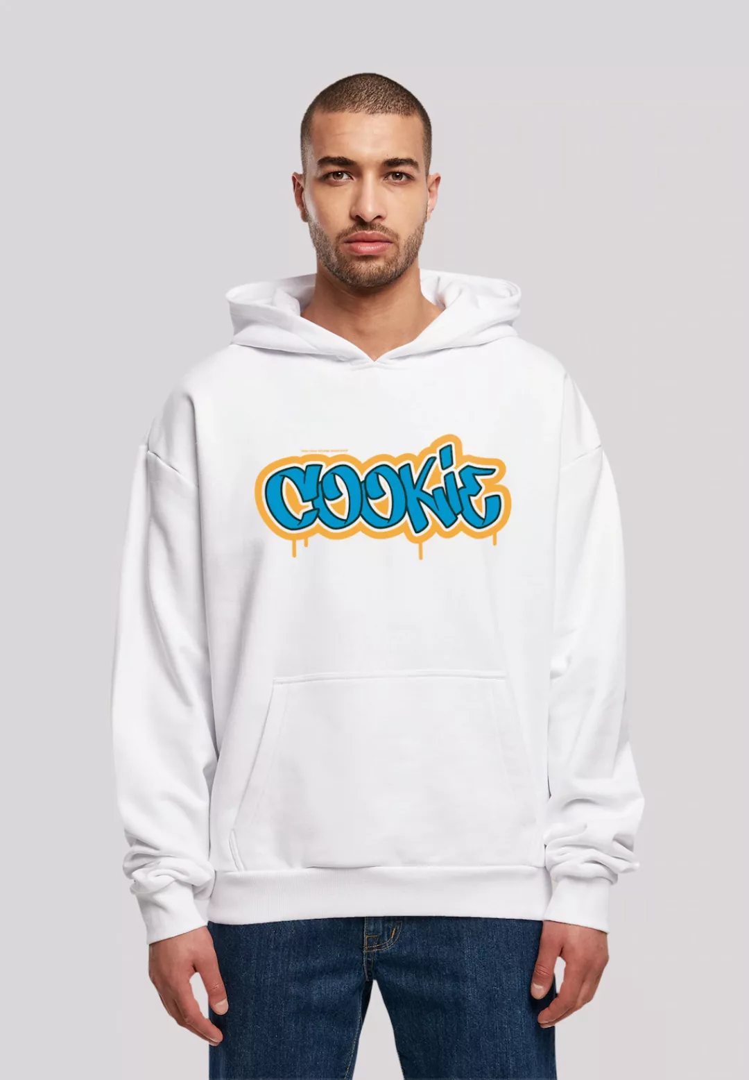 F4NT4STIC Kapuzenpullover "Sesamstraße Cookie Graffiti Tag", Premium Qualit günstig online kaufen