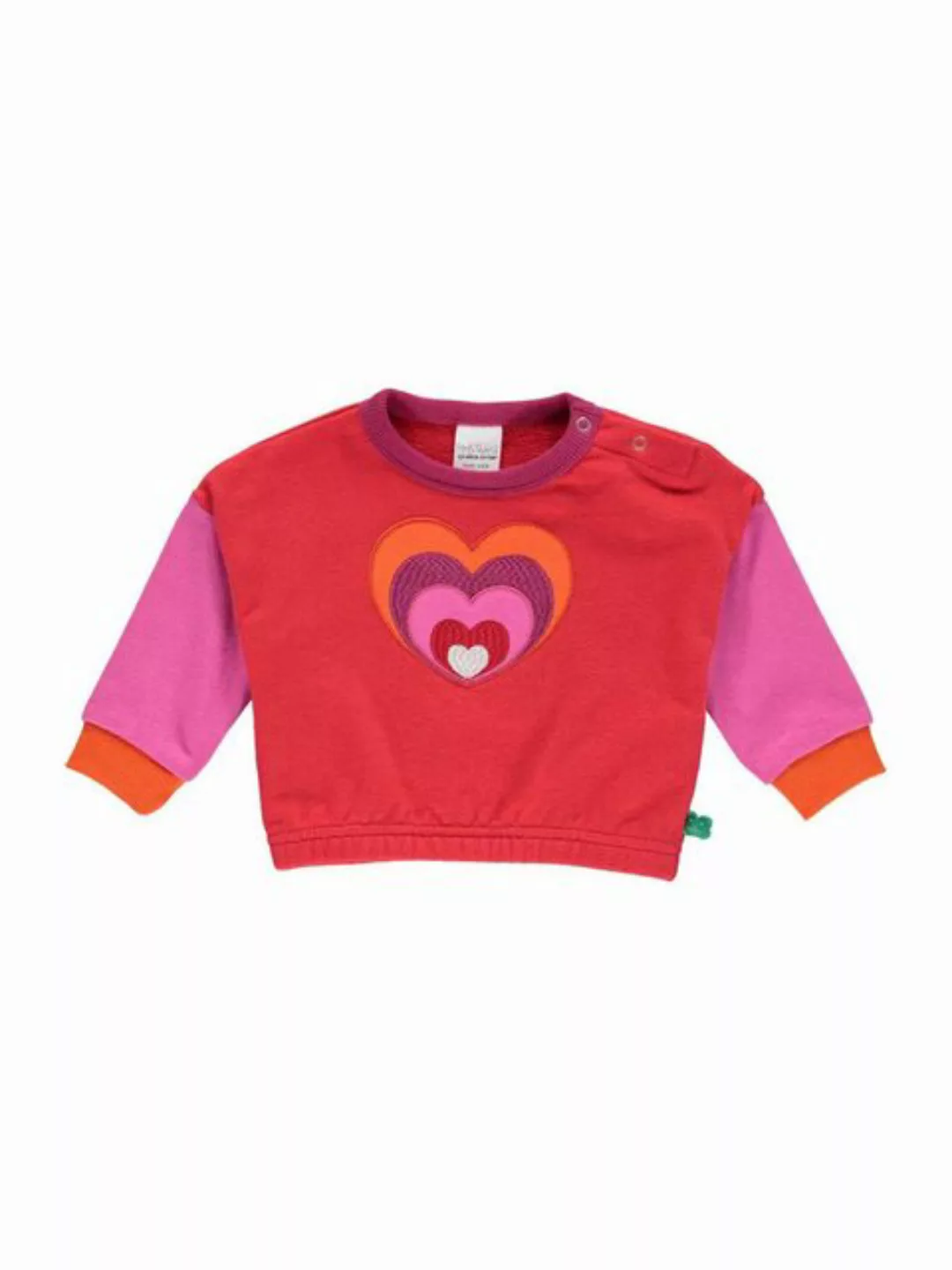 Fred's World by GREEN COTTON Sweatshirt (1-tlg) Stickerei, Drapiert/gerafft günstig online kaufen