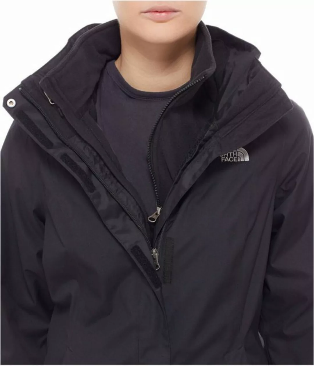 The North Face Doppeljacke W EVOLVE II TRICLIMATE JACKET TNF BLACK/TNF BLAC günstig online kaufen