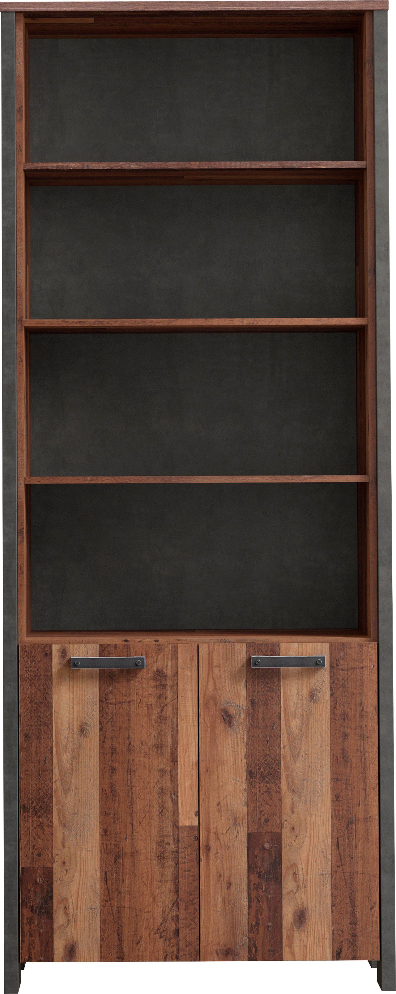 FORTE Aktenregal "Clif", Bücherregal, Breite 86 cm, viel Stauraum mit 2 Tür günstig online kaufen