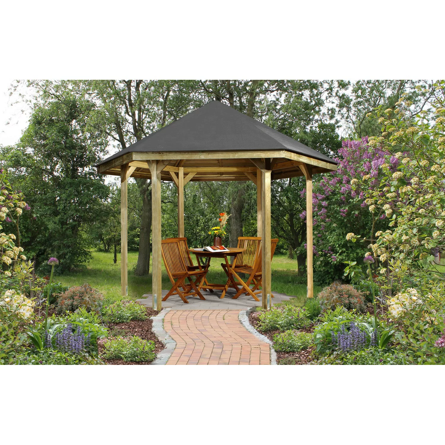 Weka Pavillon 656 Gr.1  326 cm x 376 cm günstig online kaufen