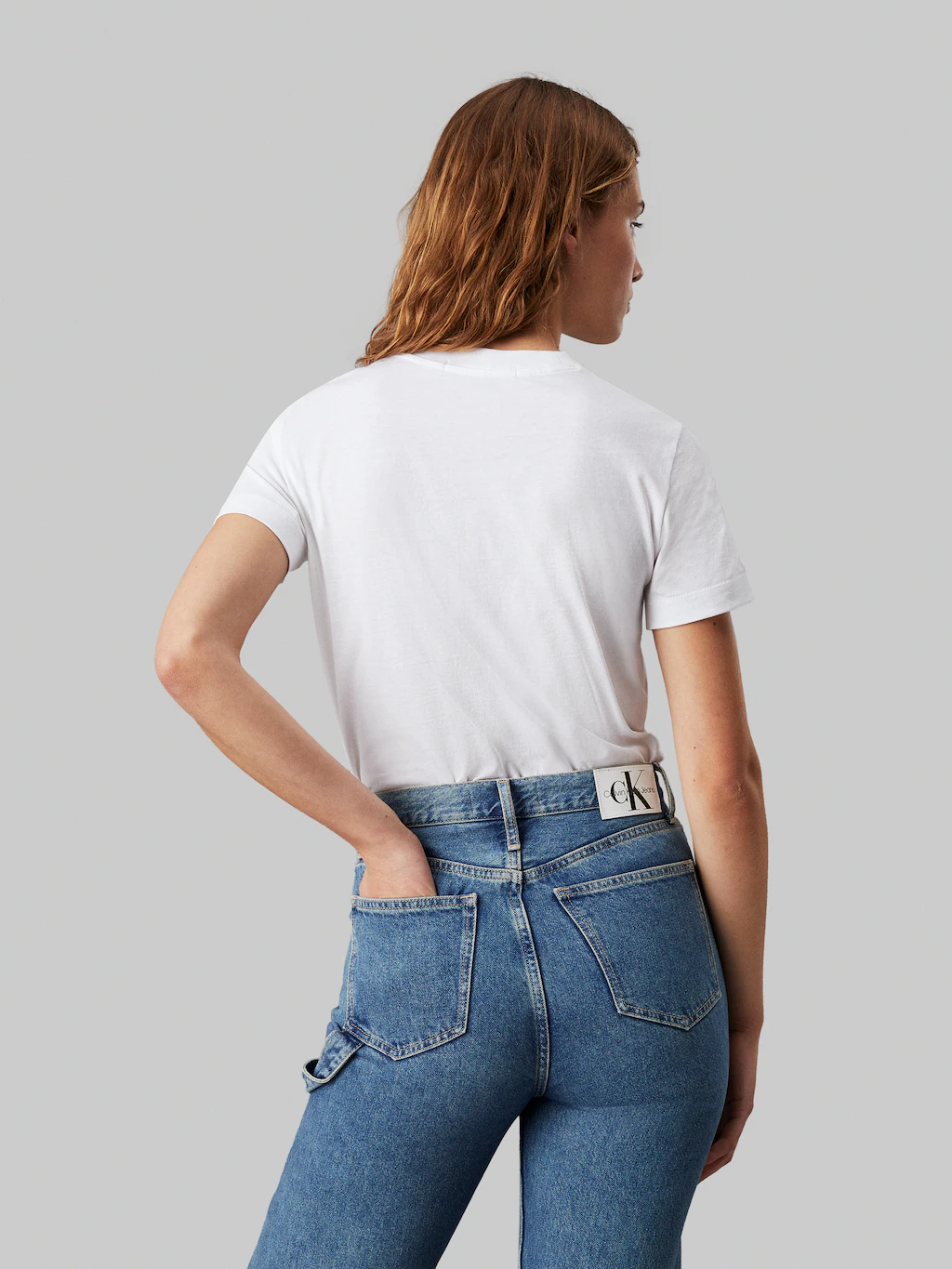 Calvin Klein Jeans T-Shirt "OUTLINED CK REGULAR TEE", mit Markenlabel günstig online kaufen