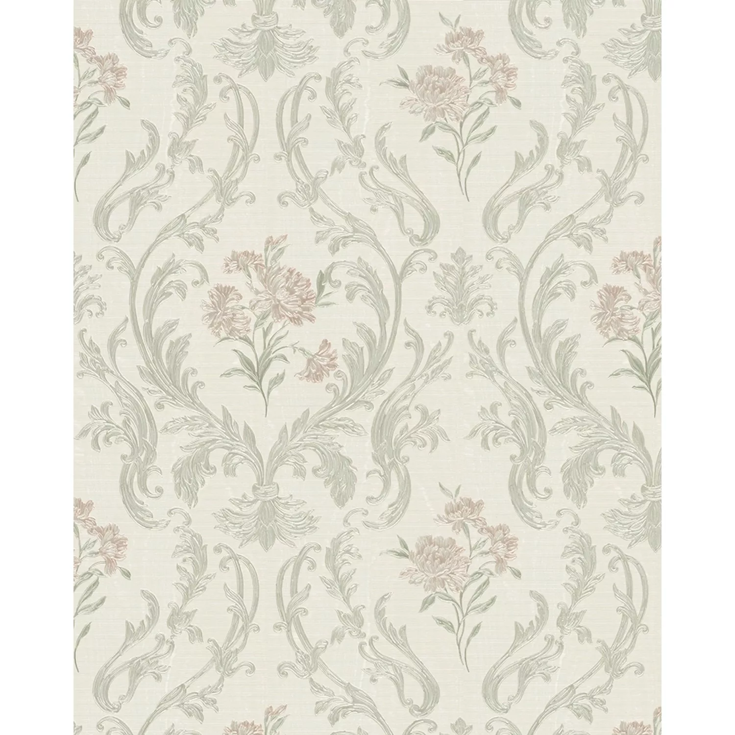 Marburg Vliestapete Floral Klassisch Beige-Pearl 10,05 m x 0,53 m FSC® günstig online kaufen