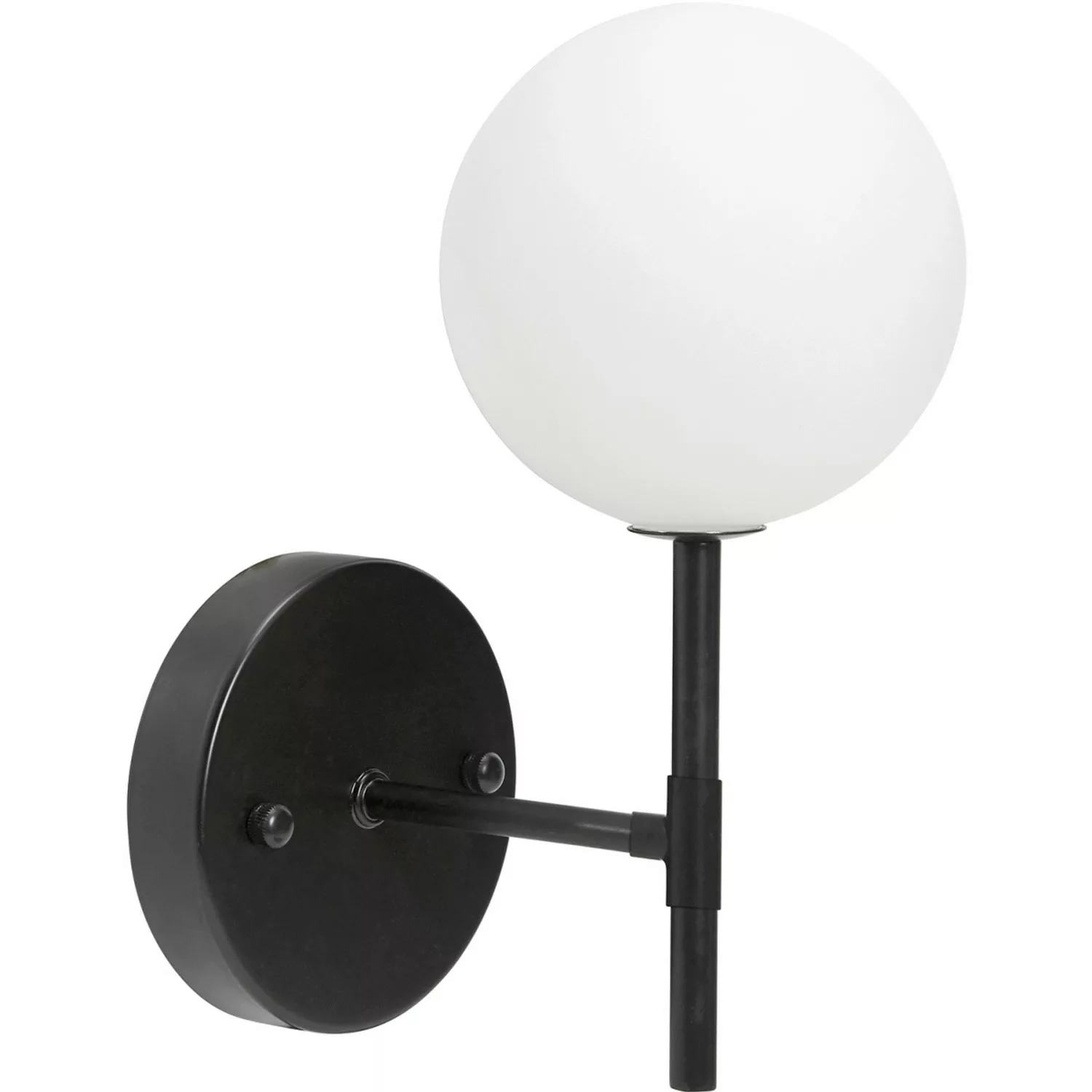 PR Home Sigma S Wandlampe in Kugelform Schwarz G9 25x12x19cm günstig online kaufen