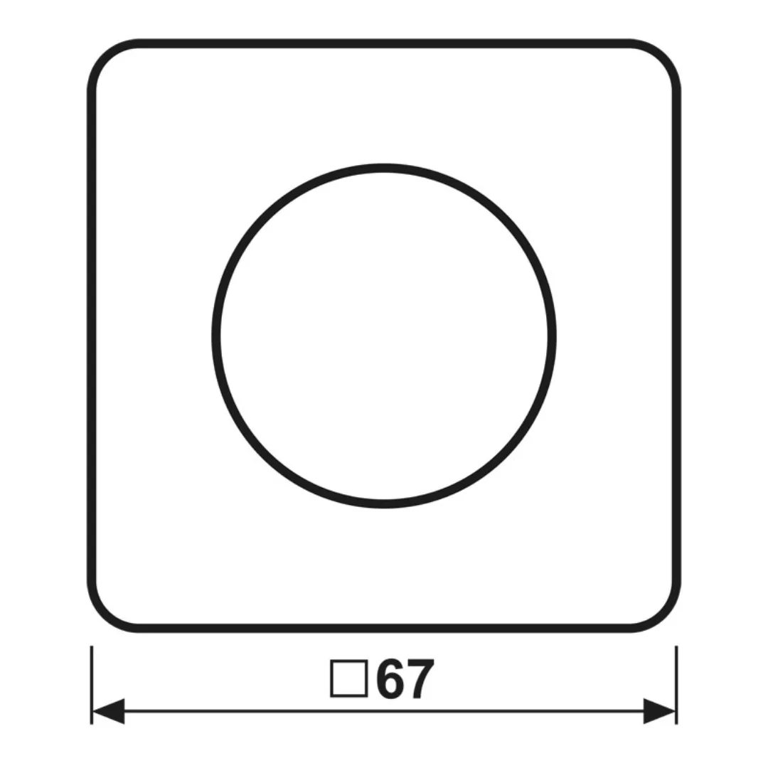 Jung Abdeckung mit Drehknopf Serie CD, platin CD 1740 PT günstig online kaufen